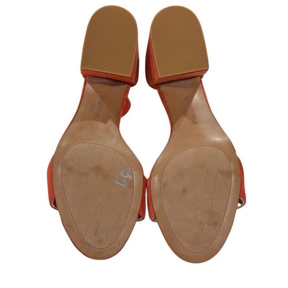 Kenneth Cole Hannon ankle wrap sandals with block heel - Picture 7 of 11